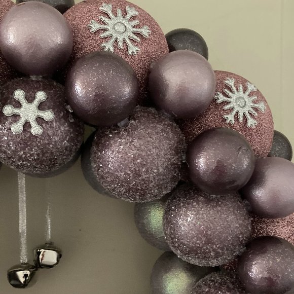 NEW! Hand Crafted Bling Snowflake Wreath 22'' - Picture 6 of 14